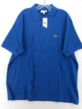 Lacoste Polo Shirt XXXL Pullover Classic Crocodile Preppy Cotton NEW